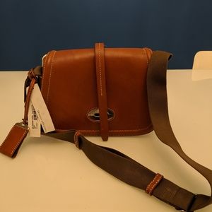 Dooney & Bourke Leather Crossbody Brown